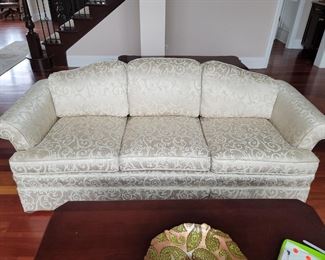 Matching Pennsylvania Damask Ivory Sofa $250