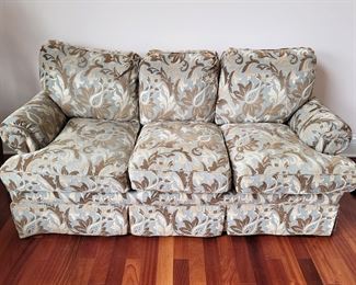 Thomasville sofa. Sage and Khaki. $400