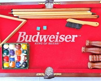 BUDWEISER POOL TABLE