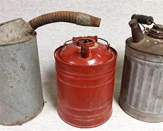 OIL GAS CANS