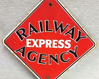 RAILWAY AGENCY EXPRESS HEAVY SIGN