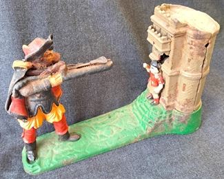 CAST IRON MECHANICAL BANK