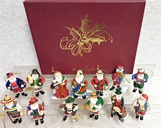 DANBURY MINT SANTA CLAUS CHRISTMAS ORNAMENTS