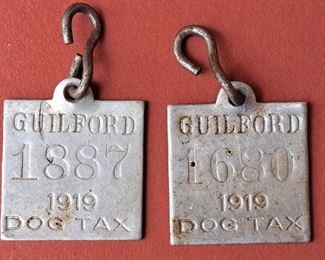 1919 GUILFORD DOG TAGS