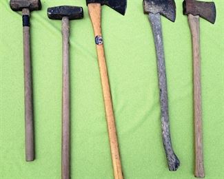 AXE & SLEDGEHAMMER LOT