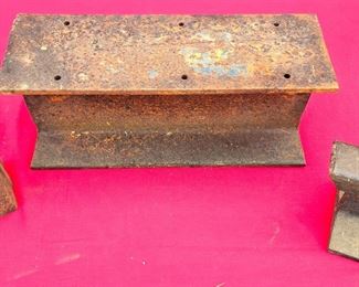 RAILROAD TRACK OIECE & I BEAM FOR FORGING