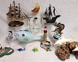 SHIPS ART GLASS FISH LOT