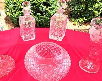 CRYSTAL GLASS LOT