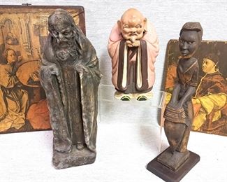 VINTAGE STATUES LOT