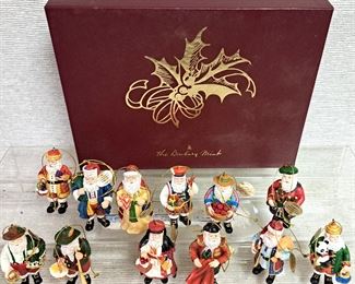 DANBURY MINT SANTA CLAUS CHRISTMAS ORNAMENTS