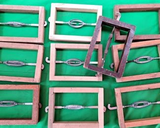 WOOD TURNBUCKLE HEADBOARD FOOTBOARD DISPLAY HOLDER