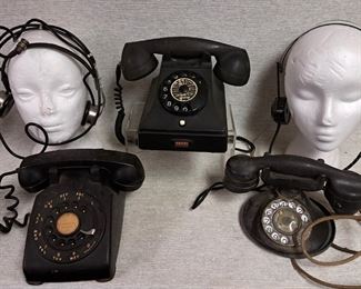 ANTIQUE TELEPHONES LOT