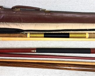 POOL CUE STICKS