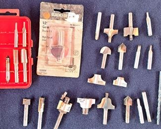 ROUTER BIT LOT