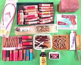 AMMO AND GUN CLEANING SUPPLIES 