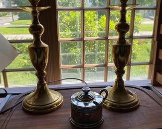 Brass sticks. Other sticks and candelabra available. Other brass too...