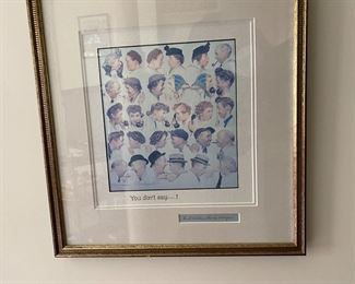 Norman rockwell print