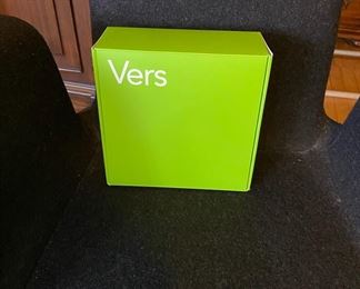 Small speaker by versa. Other tech items to be included.