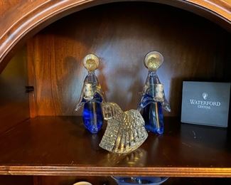 Angels an Waterford Dalah horse plus other not seen here...