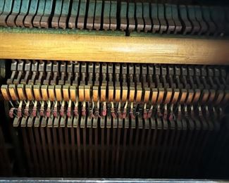 Inside the piano!