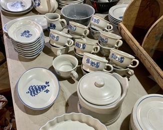 Enormous set of Vintage Pfaltzgraff Yorktowne stoneware dishes 