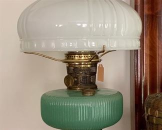 Antique Aladdin oil lamp