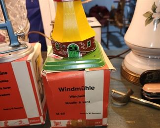 Vintage Wilesco toy tools