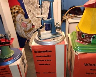 Vintage Wilesco toy tools