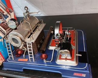 Vintage Wilesco steam engine