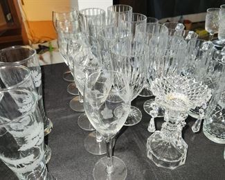 Crystal stemware & glassware