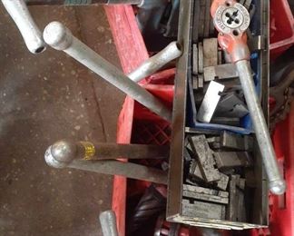 Ridgid die teeth, ratchets and cutters