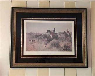 Thomas Blinks Framed Lithograph Print 