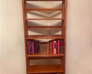 Wood Stacked Book Shelf 