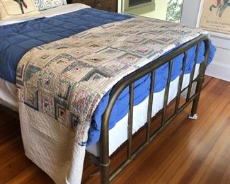 Metal frame full size bed