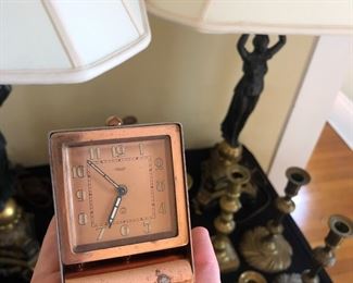 Jaeger  folding alarm clock