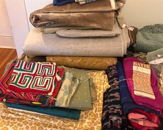Tons of home furnishing fabric 