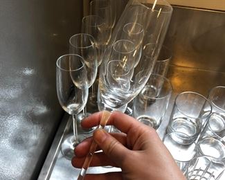 set of 12 champagne flutes 