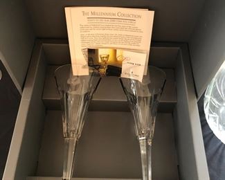 Brand new  Waterford champagne flutes 