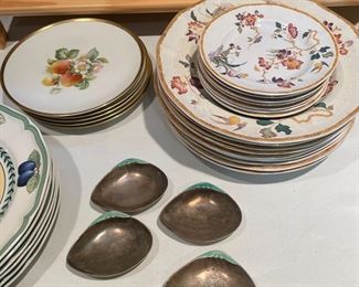 Wedgwood "Devon Rose" dishes.