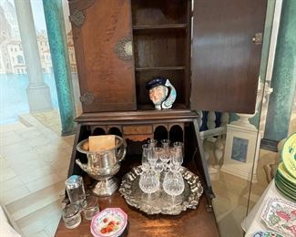 Vintage J.B. Van Sciver (NJ) secretary desk.