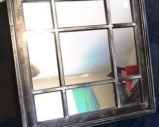 Framed mirror, two more larger framed available.