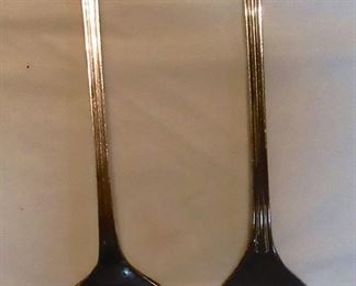 Texas engraved Fork and spoon.
