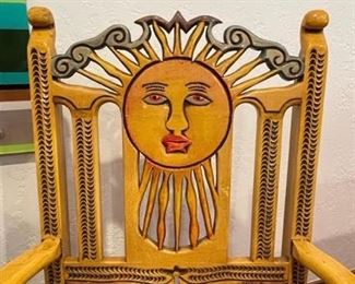Close up of the Sun Chair