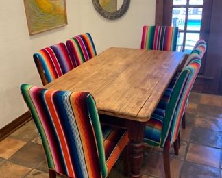 Table & Upholstered Chairs