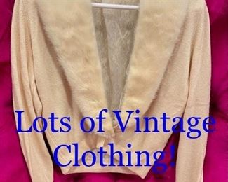 Lots of Vintage Clothing!
