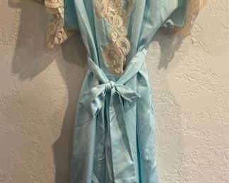 Blue Sleeping Gown w/Lace