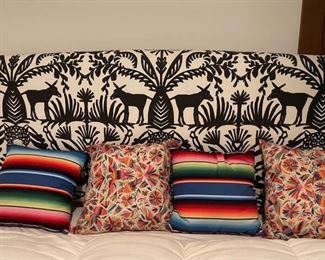 Close up of the Donkey Headboard