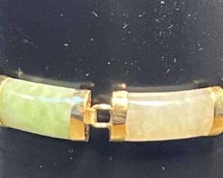 14K Gold Stone Bracelet