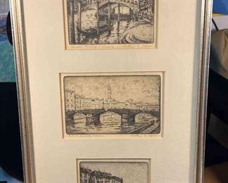 Arthur James Lewis Italian Triptych