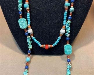 Beaded Necklaces Turquoise, Lapis, Coral  Others